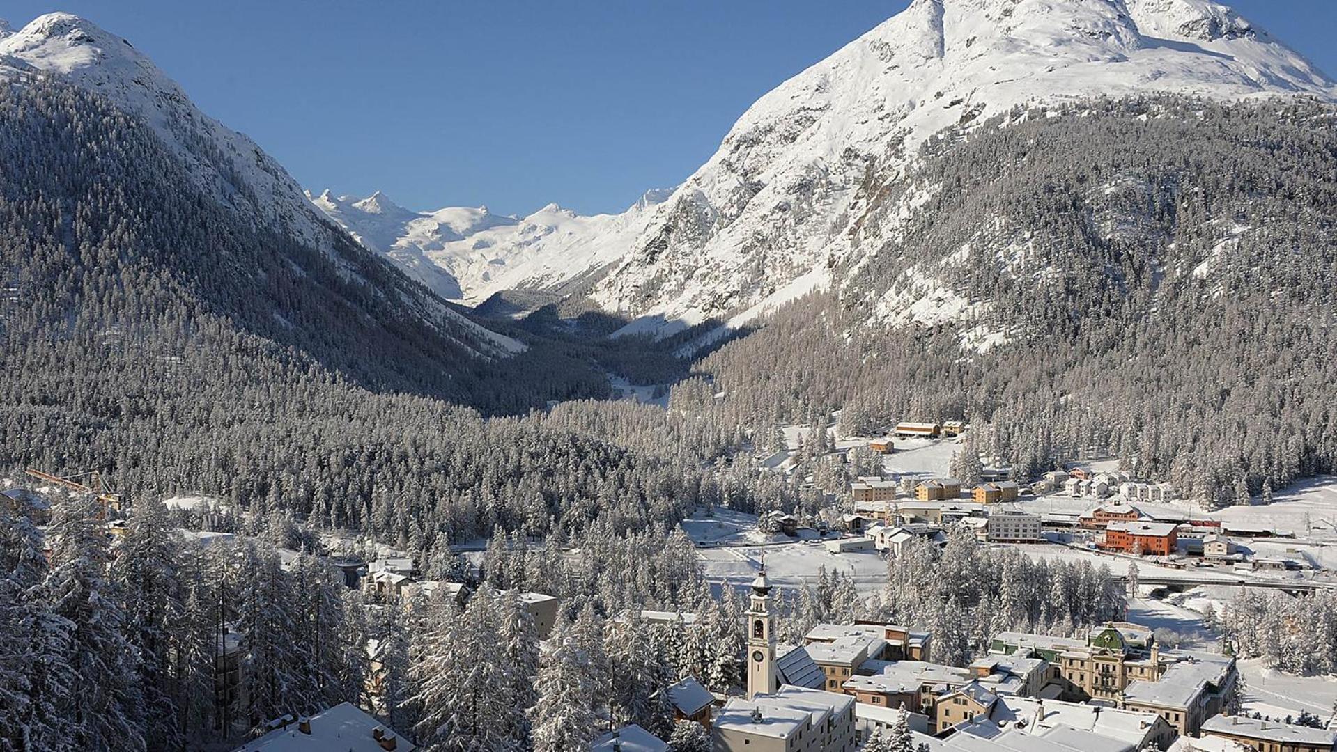 Hotel Station Pontresina Exterior foto